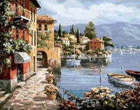 Malowanie Po Numerach Wybrzeże Portowe 40X50