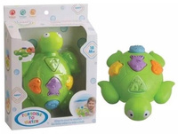 ŻÓŁWIK LOGICZNA ZABAWKA DO WANNY, pak 24 
zabawka do uatrakcyjnienia kąpieli, 6 elementów, zagadki logiczne
