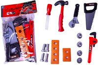 NARZĘDZIA W WORKU CZERWONO- CZARNE  PAK 72/144