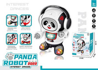 ROBOT PANDA W SŁUCHAWKACH