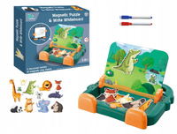 Magnetyczna Tablica Układanka 41 Elementów Biała Tablica Na Odwrocie