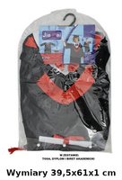 STRÓJ AKADEMICKI  Z AKCESORIAMI  PAK 60
Wymiary 39,5x61x1 cm