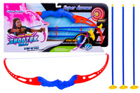 Niebieski łuk z 3 strzałami