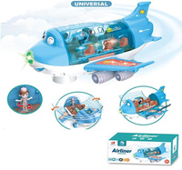 INTERAKTYWNY SAMOLOT ROZKŁADANY DŹWIĘK ŚWIATŁO