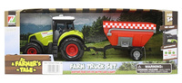 Traktor Z PRZYCZEPĄ ŚWIECĄCY DŹWIĘK NORIMPEX