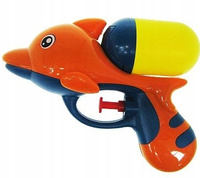 Pistolet Na Wodę W Kształcie Delfina Pomarańczowo Niebieski