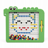 Magnetyczna Tablica Mozaika Dinozaur Układanka Montessori Dla Dzieci