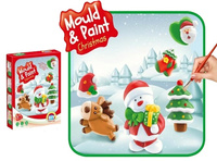 FIGURKI GIPSOWE ŚWIĘTA BOŻE NARODZENIE, pak 48 
zestaw do stworzenia i pomalowania własnych figurek gipsowych 
w zestawie: gips, narzedzia, pędzelki, farbki, miseczka, paleta, formy 
wymiary opakowania: 18 x 5 x 21,5 cm