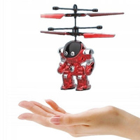 Robot Latający Nad Dłonią Interaktywny Czerwony