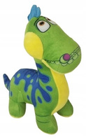 Pluszowy Dinozaur Plamisty 26 CM Zielono-Niebieski