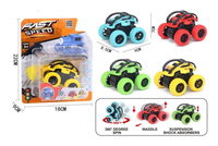 AUTO RAJDOWE MINI MIX KOLORÓW ODBIJAJĄCE SE PLEKSA, PAK 192/96,
 wymiary opakowania : 22cm x 9cm x 18cm 
wymiary zabawki : 8,5cm x 9cm