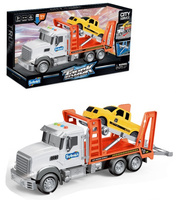 TRUCK AUTO LAWETA Z PODNOŚNIKIEM CITY SERVICE + AUTKO, pak 24 
wymiary: 38,5 x 13 x 20,5 cm