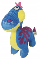 Pluszowy Dinozaur Plamisty 26 CM Niebiesko-Fioletowy