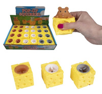 GNIOTEK ANTYSTRESOWY RELAKUJĄCY SER Z MYSZKĄ SENSORYCZNY SQUISHY