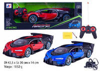 AUTO NA RADIO BUGATTI PRZECENIONE TYLKO NIEBIESKIE 5CH KARTON pak 24/12 Dł 43,5 x Sz
20 cm x 14 cm Waga : 1052 g