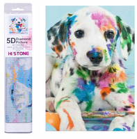 Diamentowa Mozaika Haft Diamentowy Dalmatyńczyk 30x40CM