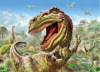 Malowanie Po Numerach Dinozaur T-Rex Paszcza