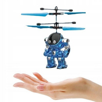 Robot Latający Nad Dłonią Interaktywny Niebieski