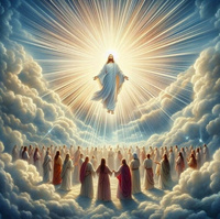 Diamentowa Mozaika Wniebowstąpienie Jezusa 30x40 Cm Kreatywne Diamenty