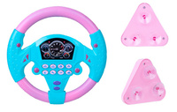 Kolorowa kierownica z przyssawką dźwięki jazdy edukacyjna
