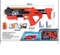 KARABIN NA STRZAŁKI PIANKOWE CZERWONY + MAGAZYNEK ACE KARTON  PAK 24