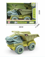 AUTO WYWROTKA ZABAWKOWA DINOZAUR PREHISTORIA SAMOCHÓD ZABAWKOWY