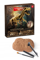 Skamielina Dinozaur Tyranozaur Wykopaliska Spękane Kości Zabawa Acheolog