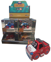 AUTKO METALOWE POLICYJNE WESOŁY SAMOCHÓD DLA DZIECI