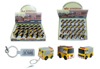 Brelok do kluczy plecaka STRAŻ POŻARNA żółty