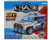 KLOCKI ŚW/DŹW. AUTO POLICJA NIEBIESKIE 72 EL.  PAK 60/30
Waga 0,515 kg