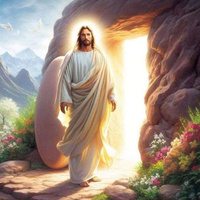 Diamentowa Mozaika Jezus Zmartwychwstały 30X40 Cm Kreatywne Diamenty