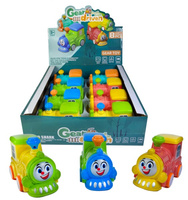 Lokomotywa Pociąg Ciuchcia z Napędem Naciągiem 9x6,5x12 cm