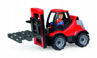 Wózek Widłowy Autko Lena Trucks Czerwony 26 Cm Zabawka Wytrzymała