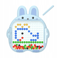 Magnetyczna Tablica Mozaika Króliczek Układanka Montessori Dla Dzieci