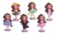 Ubierz Lalkę Zabawa W Ubieranie Lalki Ubranka Magnetycznie Dopasowane