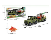 AUTO JEEP Z PRZYCZEPĄ KLATKA  + DINOZAURKARTON OTWARTY  PAK 48/24
śrubokręt w zestawie , odkręcane koła i przyczepa