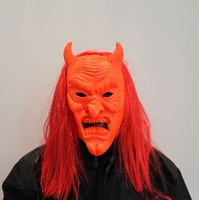 MASKA GUMOWA DIABŁA RAŻĄCA HALOWEEN KARNAWAŁ IMPREZĘ