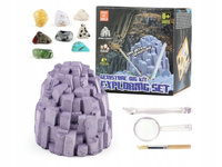 Kopalnia Kryształów Diamentów Wykopalisk Archeolog Skalny Blok