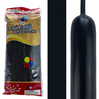 Balony Do Modelowania Czarne 100 Sztuk Z Pompka Zwierzęta Impreza Urodziny