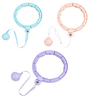 HULA HOP SMART Z OBCIĄŻNIKIEM, pak 10, 
trzy kolory, 
rozmiar 70-125 cm