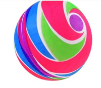 PIŁKA KOLOROWA 23CM, PAK-600