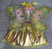 STRÓJ DZIECĘCY ZE SKRZYDEŁKAMI KOSTIUM DLA DZIEWCZYNKI