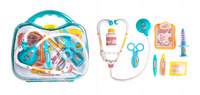 Zestaw Lekarski Dla Dzieci W Niebieskiej Walizce Z Efektami Świetl/Dźwiek