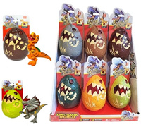 Dinozaur W Jajku - Zestaw Z Dźwiękiem I Światłem Skamielina Składany