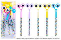 DŁUGOPIS WIELKIE OCZY*12 PLEKSA  5 KOLRÓW PASTEL PAK 144/1728
Wymiary szt 5x2x20 cm / Wymiary op 9x6x23 cm / Wymiary Displaya 27x23x23 cm
Waga szt 0,012 kg / Waga op 0,141 kg / Waga Displaya 2,245 kg
