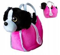 Pluszowy Piesek Border Collie W Torebce Do Zabawy I Opieki Przez Dzieci