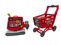 Kasa Sklepowa Oraz Wózek Z Supermarketu Z Efktami Świetlnymi/Dźwiekowymi
