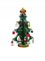 Choinka Świąteczna Składana Ozdobna Na Podstawce Dekoracja Stołowa