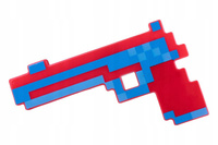 Pistolet Pikselowy Z Wzorami I Światłem I Dźwiękiem Zabawka Dla Dzieci