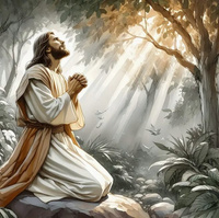 Diamentowa Mozaika Modlitwa Jezusa W Ogrodzie 30X40 Cm Kreatywne Diamenty